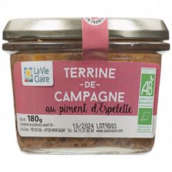 Terrine de campagne au piment d'Espelette