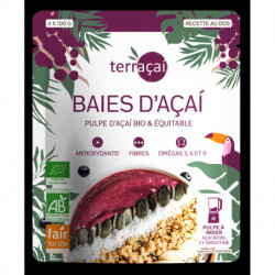 Pulpe d'açai (Certifié Fair for life)