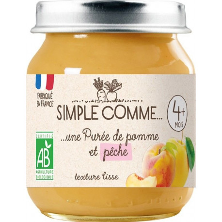 POT POMME ET PECHE 125G