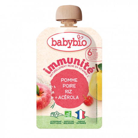 GOURDE POM POIRE RIZ IMMUNITE