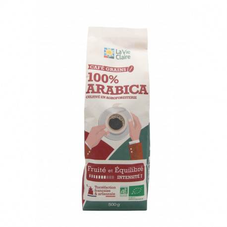 CAFE PUR ARABICA GRAIN 500G