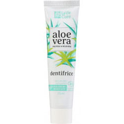 Dentifrice à l'aloe vera, 69% aloe vera.