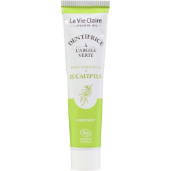 Dentifrice à l'argile verte, huile essentielle d'eucalyptus PURIFIANT