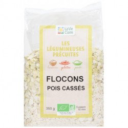 Flocons de pois cassés bio