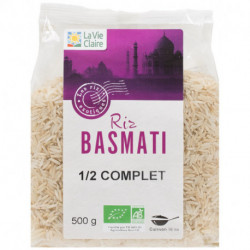 Riz Basmati 1/2 complet bio