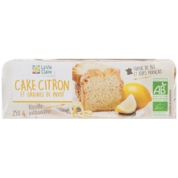 Cake citron et graines de pavot