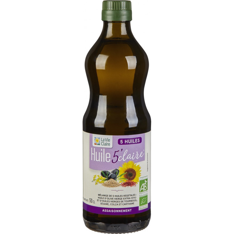 Huile de tournesol vierge 50cl  Huiles de colza, huiles de