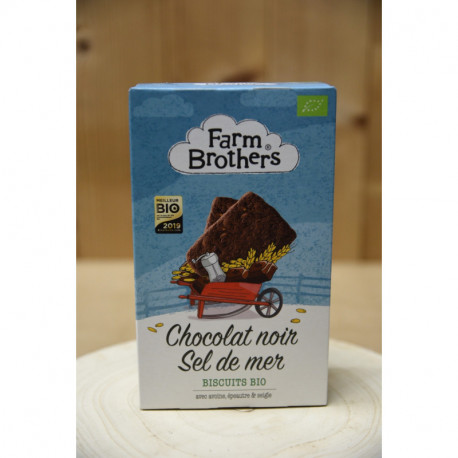 BISCUITS CHOCOLAT NOIR SEL MER