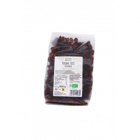 RAISINS SECS SULTANINES 500 G