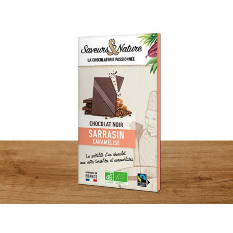 TAB CHOC NOIR SARRASIN 80G