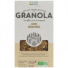 Granola aux graines torréfié, doré et croquant.
