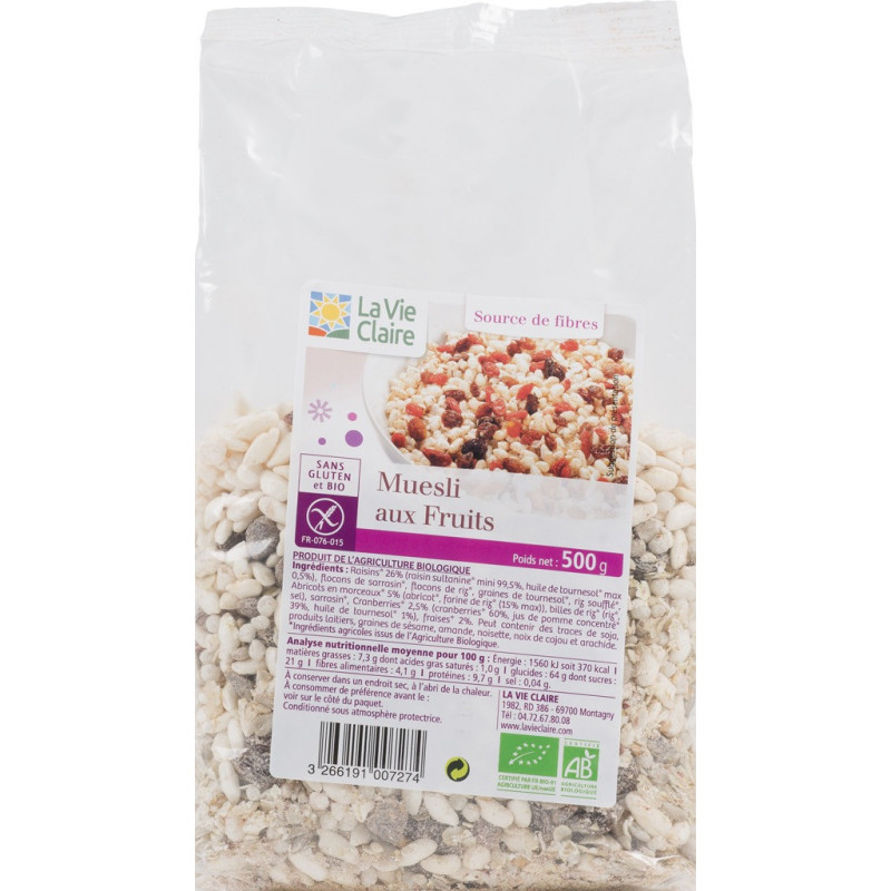 Muesli sans gluten 500g