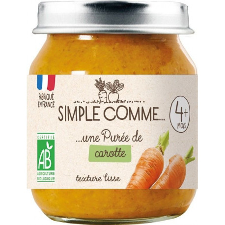 POT PUREE DE CAROTTE 125G