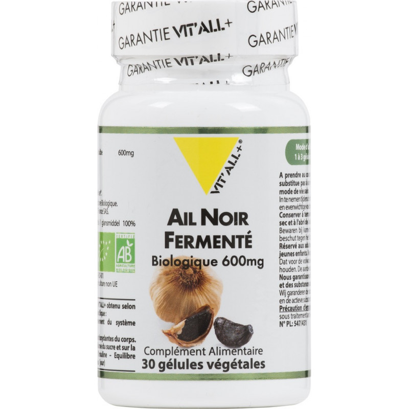 Ail noir fermenté - 90 gélules