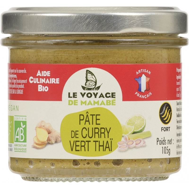 PATE POUR CURRY VERT 105G - La Vie Claire Saint Pierre