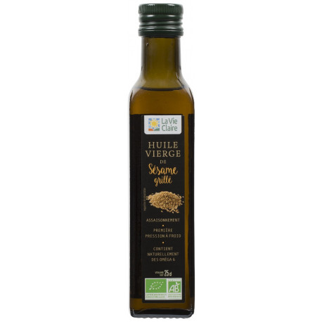 Huile vierge de sésame grillé