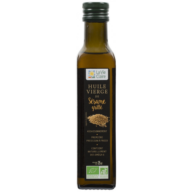 Huile Vierge de sésame grillé - Carrefour - 25 cl