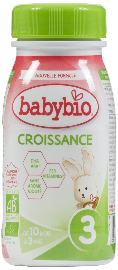 Lait de croissance Bio - Babybio - 1 litre