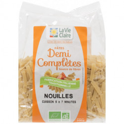 Nouilles demi-complètes bio