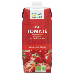 Jus de tomate, pressé sans adjonction d'eau, pasteurisé.