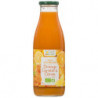 Jus d'orange, carotte et citron pasteurisé, 100% jus pressé.