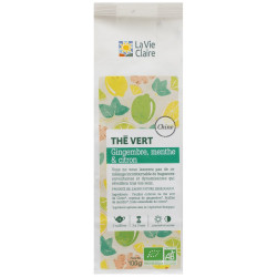 Thé vert gingembre mente citron vrac