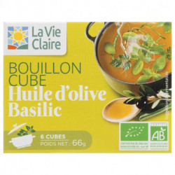 Bouillon huile d'olive basilic