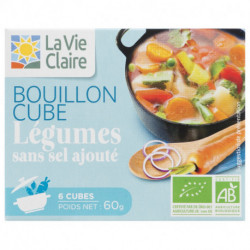Bouillon cude légumes sans sel ajouté