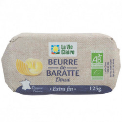 BEURRE DOUX BARATTE 125 G