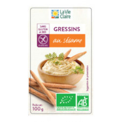 GRESSINS SESAME SS GLUTEN 100G