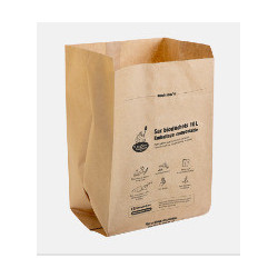 LOT 15SACS KRAFT BIODECHETS10L