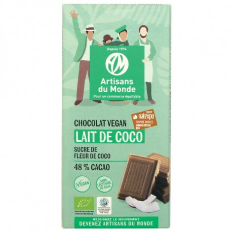 CHOCOLAT VEGETAL COCO 100G