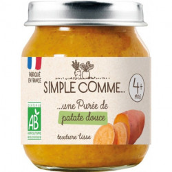 POT PUREE DE PATATE DOUCE 125G