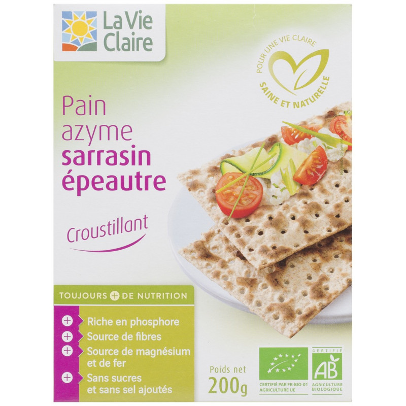 Pain azyme 5 graines 200g, Pains