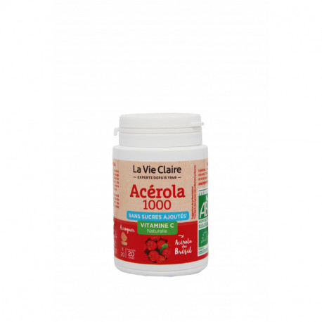 ACEROLA 1000 BIO SS SUCRE 20CP