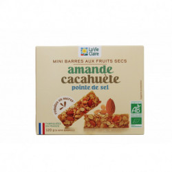 MINI BARRE AMANDE CACAHUETE X6