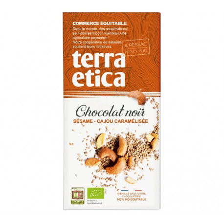 TAB NOIR SESAME CAJOU 100G