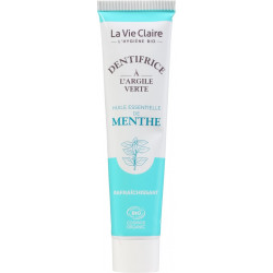 Dentifrice à l'argile verte, huile essentielle de menthe RAFRAICHISSANT