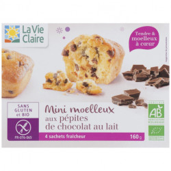 Mini Moelleux pépites chocolat au lait sans gluten