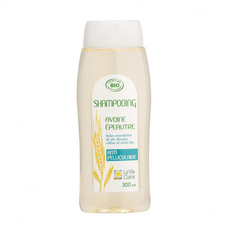 Shampoing antipelliculaire avoine épeautre,à l'extrait d'écorce de jujubier