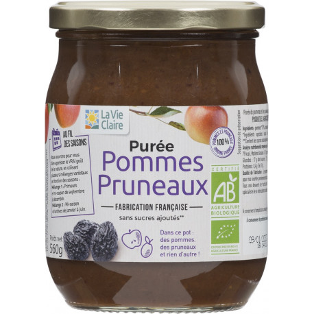 Purée Pommes Pruneaux bio