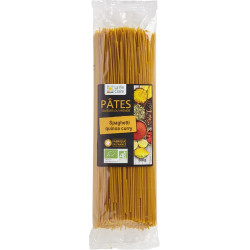 Spaghetti quinoa curry bio