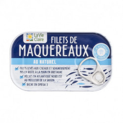 FILETS MAQUEREAUX NATUREL 113G