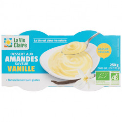 Dessert aux amandes saveur vanille