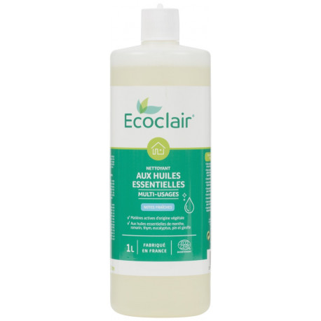 Nettoyant aux huiles essentielles, multi-usages.