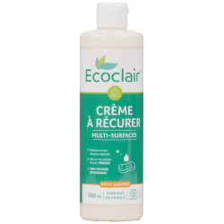 Crème à récurer Ecoclair, multisurfaces, notes agrumes.