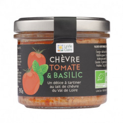 TARTINABLE CHEVRE TOMATE BASILIC