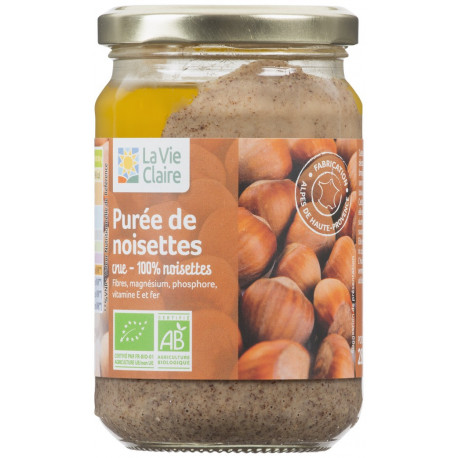 Purée de noisettes crue - 100% noisettes - La Vie Claire Saint Pierre