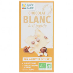 CHOCOLAT EN TABLETTE BLANC - La Vie Claire Saint Pierre