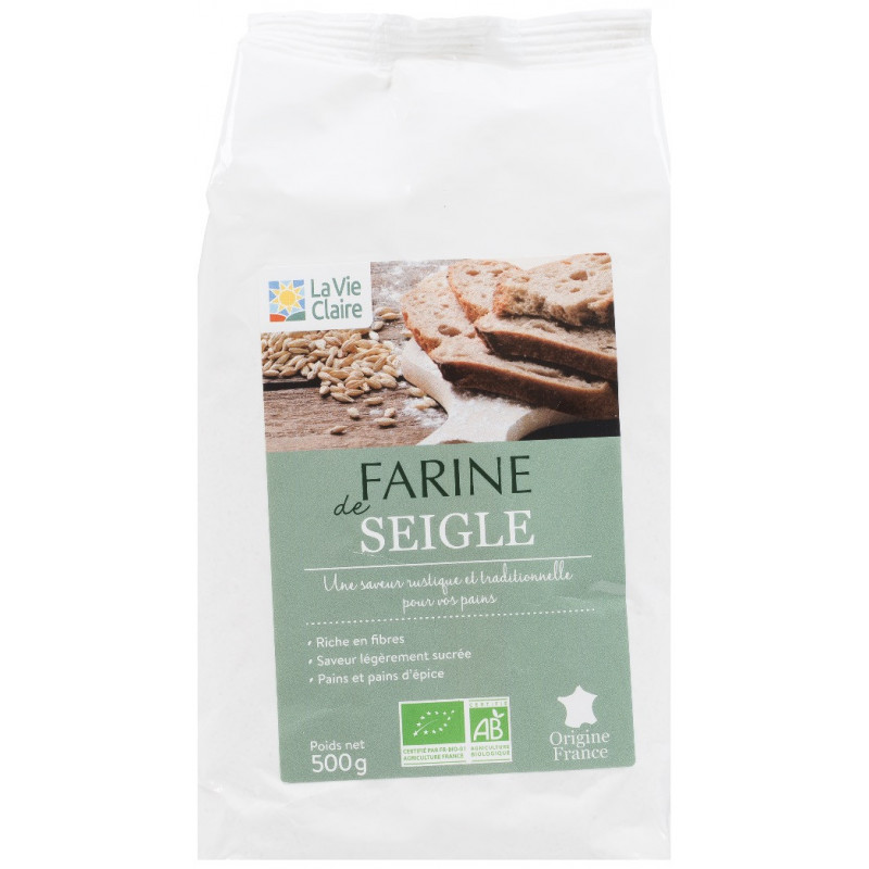 Farine de seigle T130 bio - La Vie Claire Saint Pierre